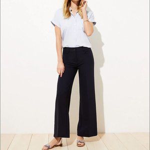 High Waist Wide Leg Pant, size 10, LOFT